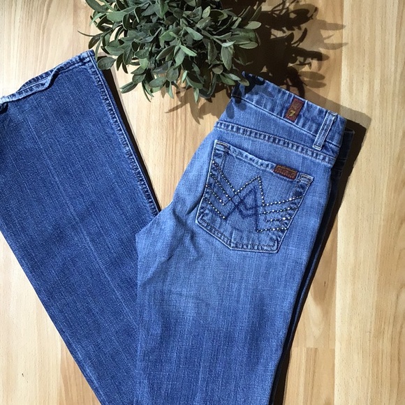 7 For All Mankind Denim - 7 For All Mankind Bootcut Jeans A Pocket